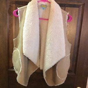 Faux fur vest